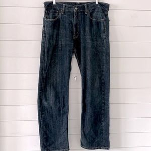 Levi's 505 W36 L32  Regular Fit Tumbled Blue 100% Cotton